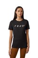 FOX Kolesarska  majica s kratkimi rokavi - ABSOLUTE LADY - črna