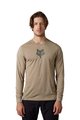FOX Kolesarski dres z dolgimi rokavi poletni - RANGER TRU DRI - rjava