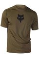 FOX Kolesarski dres s kratkimi rokavi - RANGER LAB HEAD - zelena