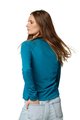 FOX Kolesarska  majica z dolgimi rokavi - BOUNDARY LADY - modra