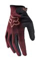 FOX Kolesarske  rokavice z dolgimi prsti - RANGER LADY - črna/bordo