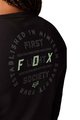 FOX Kolesarski dres s kratkimi rokavi - RANGER 3/4 LADY - črna