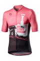 CASTELLI Kolesarski dres s kratkimi rokavi - HUNGARY BIG START - rožnata/črna/bela
