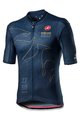 CASTELLI Kolesarski dres s kratkimi rokavi - GIRO STELVIO 2020 - modra