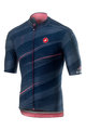 CASTELLI Kolesarski dres s kratkimi rokavi - GAVIA MORTILO 2019 - modra/rožnata