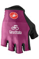 CASTELLI Kolesarske rokavice s kratkimi prsti - GIRO D'ITALIA - vijolična