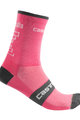 CASTELLI Kolesarske klasične nogavice - GIRO 2019  - rožnata