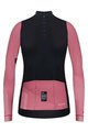 GOBIK Kolesarski dres z dolgimi rokavi zimski - COBBLE BLEND LADY - črna/slonovina/rožnata