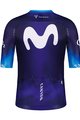 GOBIK Kolesarski dres s kratkimi rokavi - MOVISTAR 2023 - bela/modra