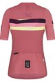 GOBIK Kolesarski dres s kratkimi rokavi - STARK LADY - bordo/rožnata/rumena