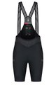 GOBIK Kolesarske kratke hlače z naramnicami - GRITT K9 LADY - črna
