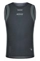 GOBIK Kolesarska  majica brez rokavov - SECOND SKIN - siva/antracit
