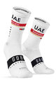 GOBIK Kolesarske klasične nogavice - UAE 2022 LIGHTWEIGHT - bela