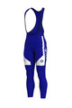 ALÉ Kolesarske dolge hlače z naramnicami - GROUPAMA FDJ 20 WNT - modra