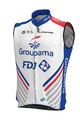 ALÉ Kolesarski brezrokavnik - GROUPAMA FDJ 2019 - modra/bela/rdeča