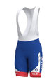 ALÉ Kolesarske kratke hlače z naramnicami - GROUPAMA FDJ 2019 - bela/rdeča/modra