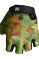 HAVEN Kolesarske rokavice s kratkimi prsti - DREAM KIDS - črna/oranžna/zelena