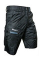 HAVEN Kolesarske kratke hlače brez naramnic - WANDERER II - črna/siva