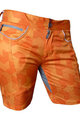HAVEN Kolesarske kratke hlače brez naramnic - PEARL NEO LADY - oranžna