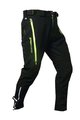 HAVEN Kolesarske dolge hlače brez naramnic - RAINBRAIN - zelena/črna