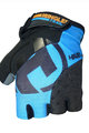 HAVEN Kolesarske rokavice s kratkimi prsti - SINGLETRAIL - črna/modra