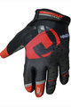 HAVEN Kolesarske  rokavice z dolgimi prsti - SINGLETRAIL LONG - rdeča/črna