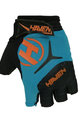 HAVEN Kolesarske rokavice s kratkimi prsti - DEMO - modra/oranžna