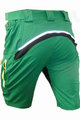 HAVEN Kolesarske kratke hlače brez naramnic - NAVAHO SLIMFIT - zelena