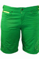 HAVEN Kolesarske kratke hlače brez naramnic - AMAZON LADY - zelena/rumena