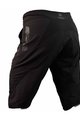 HAVEN Kolesarske kratke hlače brez naramnic - RIDE-KI SHORT - črna