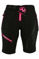 HAVEN Kolesarske kratke hlače brez naramnic - ENERGY LADY - rožnata/črna