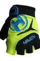HAVEN Kolesarske rokavice s kratkimi prsti - DEMO KIDS - zelena/modra