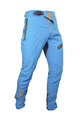 HAVEN Kolesarske dolge hlače brez naramnic - ENERGIZER LONG  - oranžna/modra