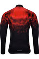 HOLOKOLO Kolesarski dres z dolgimi rokavi zimski - INFRARED WINTER  - rdeča/črna