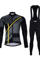 HOLOKOLO Kolesarski zimski set - TRACE WINTER  - rumena/črna