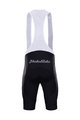 HOLOKOLO Kolesarski dres kratek rokav in kratke hlače - LEVEL UP  - črna/bela