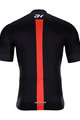 HOLOKOLO Kolesarski dres s kratkimi rokavi - OBSIDIAN - rdeča/črna