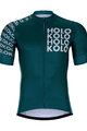 HOLOKOLO Kolesarski dres s kratkimi rokavi - SHAMROCK - zelena