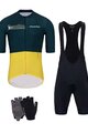 HOLOKOLO Kolesarski mega set - VIBES - zelena/črna/rumena