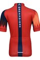BONAVELO Kolesarski dres s kratkimi rokavi - INEOS 2025 KIDS - rdeča/modra