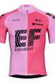BONAVELO Kolesarski dres s kratkimi rokavi - EDUCATION-EASYPOST 2023 - rožnata/črna