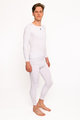 HOLOKOLO Kolesarska  majica z dolgimi rokavi - WINTER BASE LAYER - bela