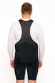 HOLOKOLO Kolesarska  majica z dolgimi rokavi - WINTER BASE LAYER - bela