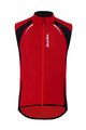 HOLOKOLO Kolesarski brezrokavnik - BREATH - črna/rdeča