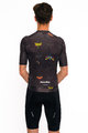 HOLOKOLO Kolesarski dres kratek rokav in kratke hlače - DRAGONFLIES ELITE - črna