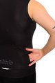 HOLOKOLO Kolesarski dres brez rokavov - PURE LADY - črna