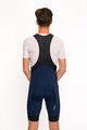 HOLOKOLO Kolesarske kratke hlače z naramnicami - ELITE - modra/črna