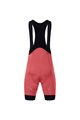 HOLOKOLO Kolesarske kratke hlače z naramnicami - ELITE - črna/rdeča