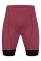 HOLOKOLO Kolesarske kratke hlače brez naramnic - ELITE - rdeča/črna