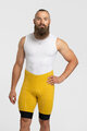HOLOKOLO Kolesarske kratke hlače brez naramnic - ELITE - črna/rumena